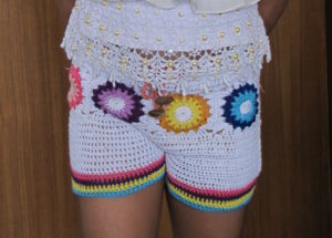 Cotton Crochet Shorts