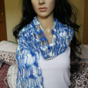 Stole in Variegated Blue